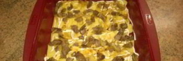 запеченный картофель с грибами