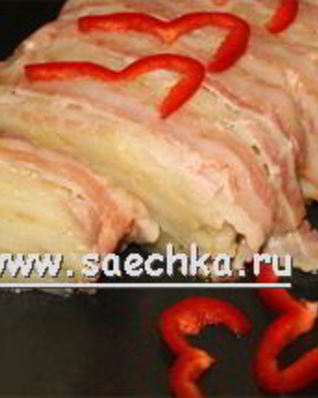 Запеченный картофель в беконе, Yukon Gold Potato Terrine