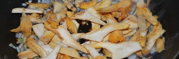 запеченные цукини с лисичками и фетой