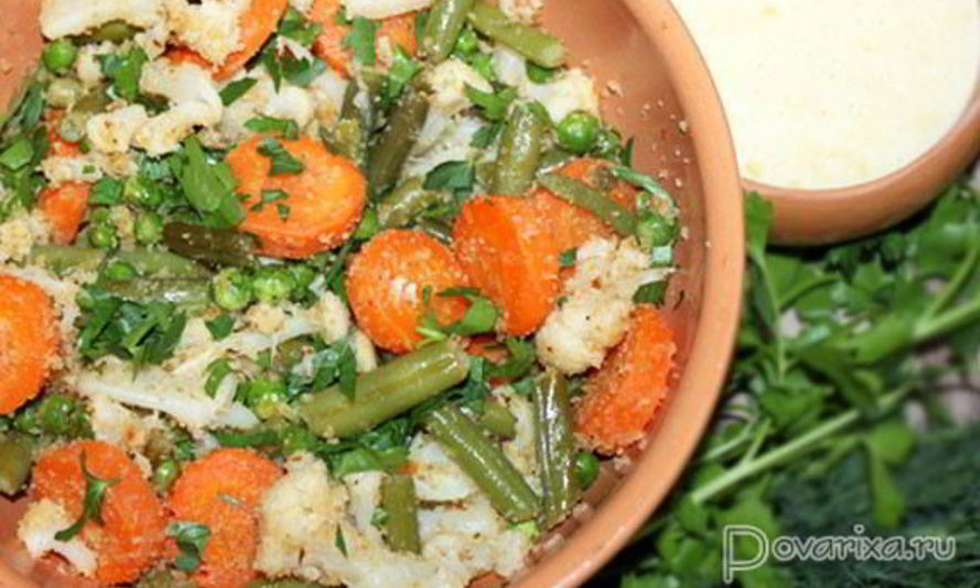 Рецепт овощного гарнира к мясу