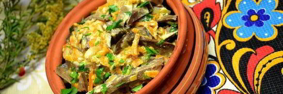 фасоль и печень свиная