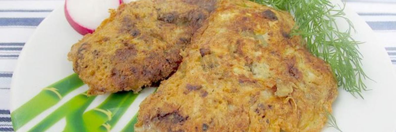 Говяжья печень в кляре жареная