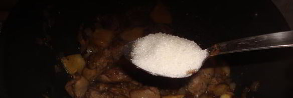 куриная печень с ананасами и гречкой