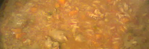 куриная печень с рисом