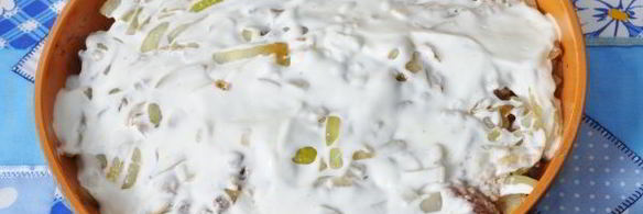 куриная печень тушеная в сметане