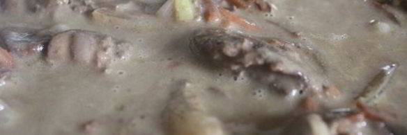 куриная печень в сметанном соусе