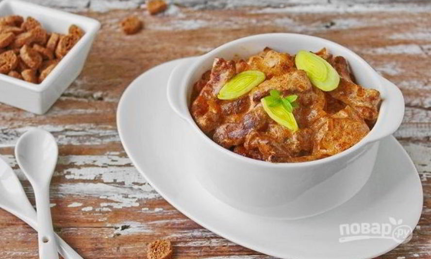 Рецепт печени говядины