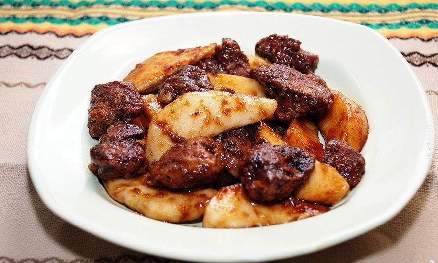 Рецепт печени куриной на сковороде