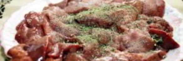 печень куриная на сковороде