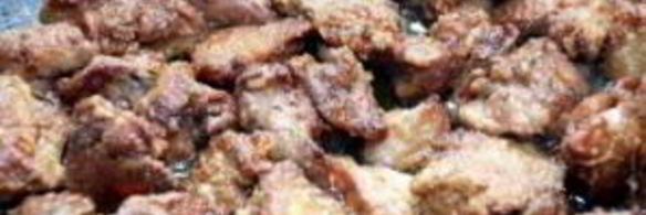 печень куриная на сковороде