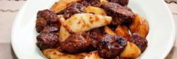 печень куриная на сковороде