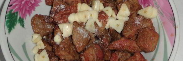 печень с кабачками в горшочке