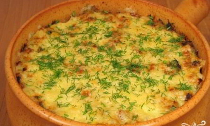 Рецепт печени с картофелем в горшочке