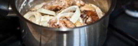 печень с луком и сметаной