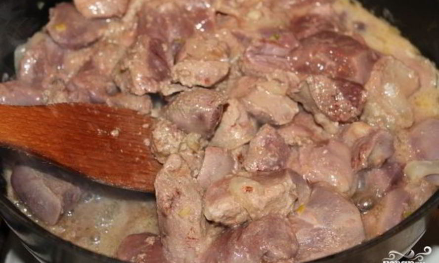 Рецепт печени с молоком