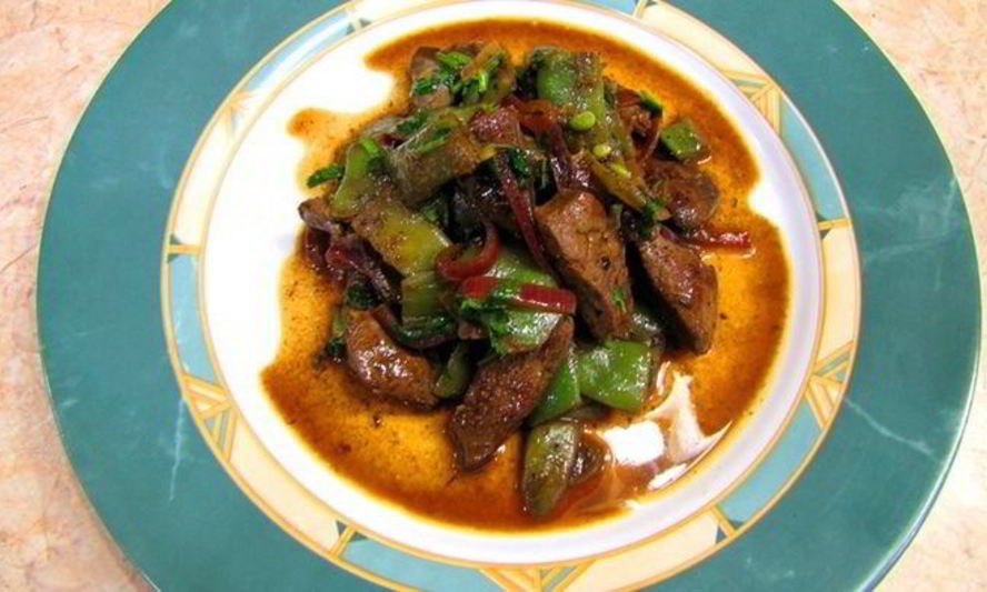 Рецепт печени с плоского стручкового фасолью