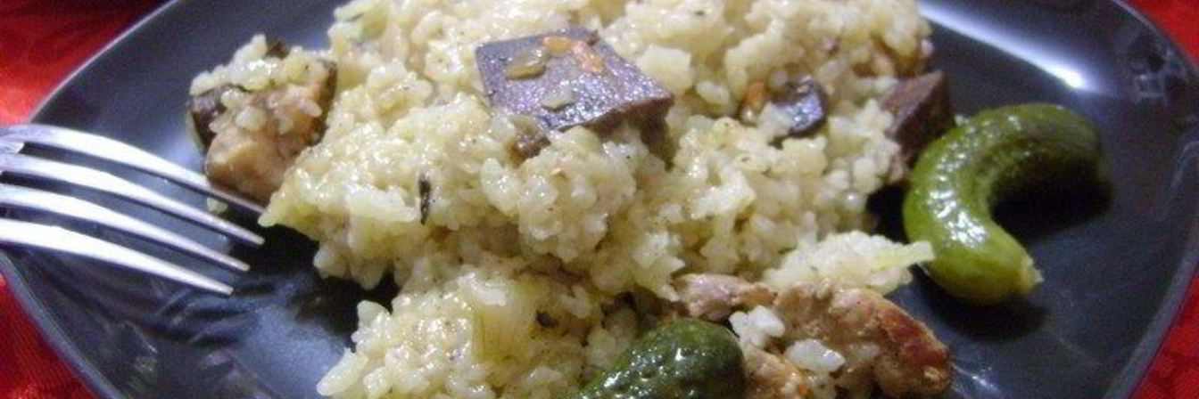 Печень со свининой