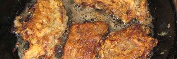 печень свинины жареная