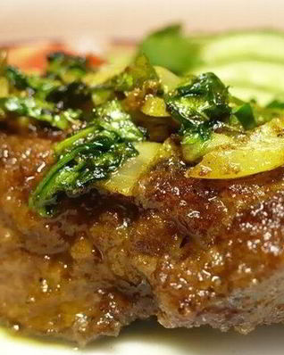 Печень, тушенная с картофелем