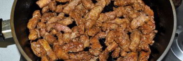 печень в сметанно-горчичном соусе