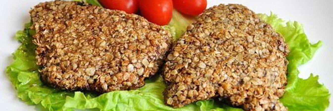 Печень, жаренная в овсяной панировке