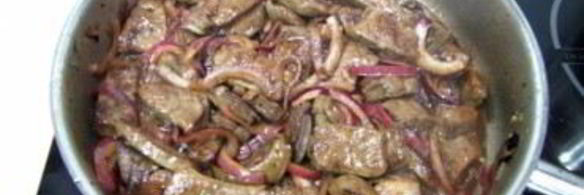 печенка на сковороде