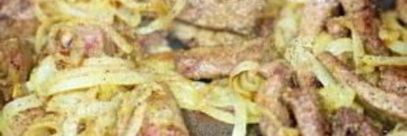 печенка с подливкой