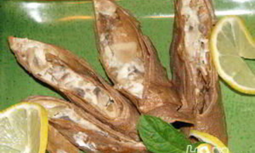 Рецепт печеночных рулетов, фаршированных шампионами