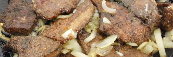 свиная печень в томатно-соевом соусе