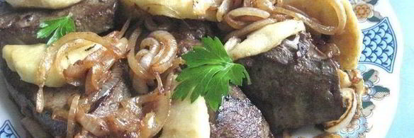 телячья печень по-берлински