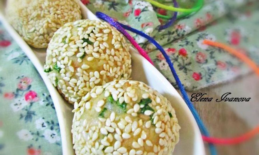 Рецепт закусочных шариков с печенью трески