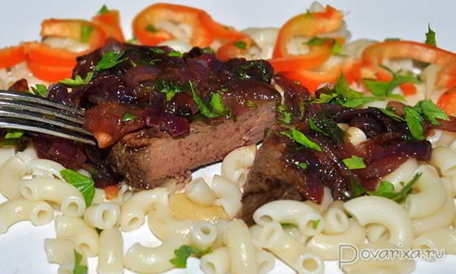 Рецепт жареной печени по-венециански