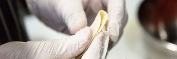 домашние пельмени с телятиной