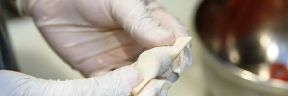 домашние пельмени с телятиной