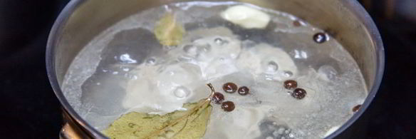 домашние пельмени с телятиной