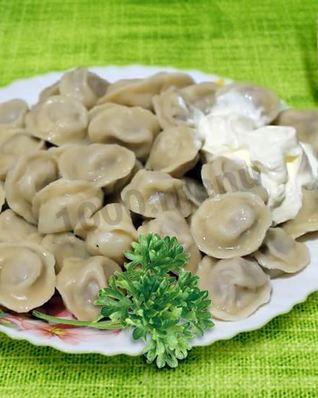 Пельмени на пару