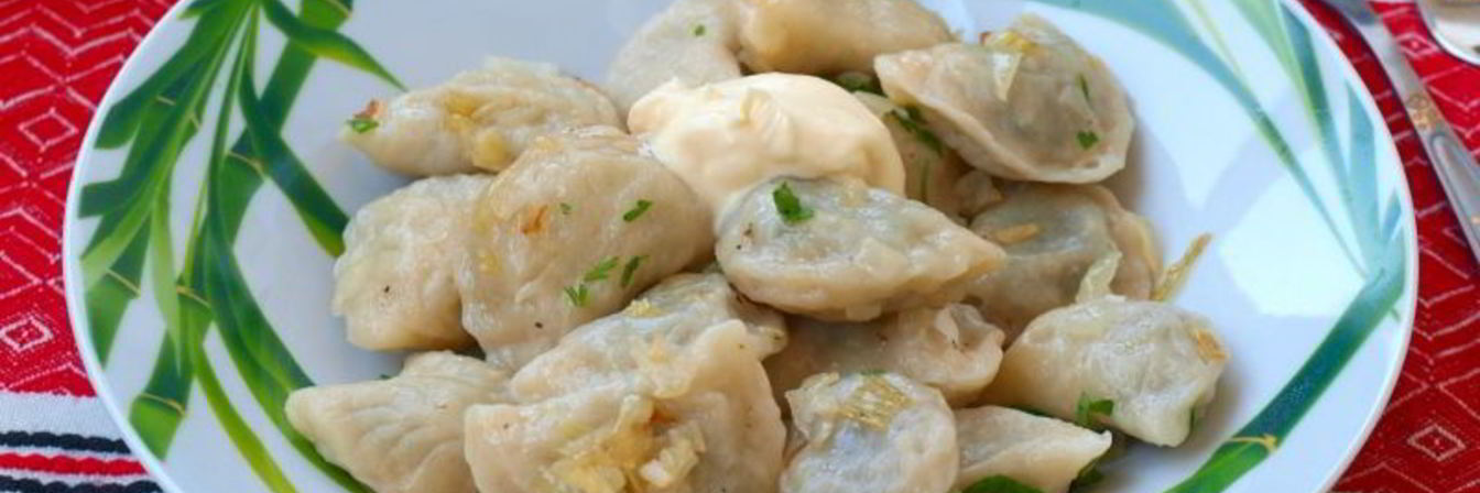 Пельмени с грибами