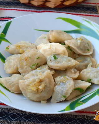 Пельмени с грибами