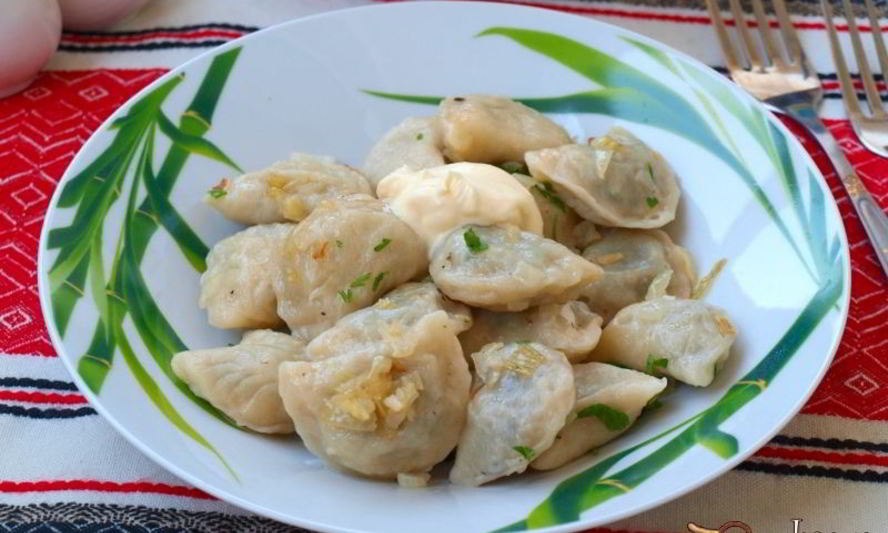 Рецепт пельменей с грибами