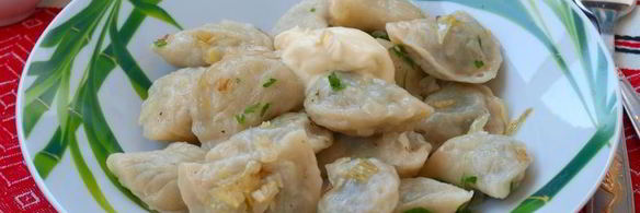 пельмени с грибами