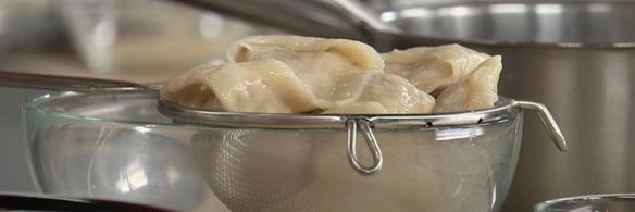 пельмени с индейкой и креветками