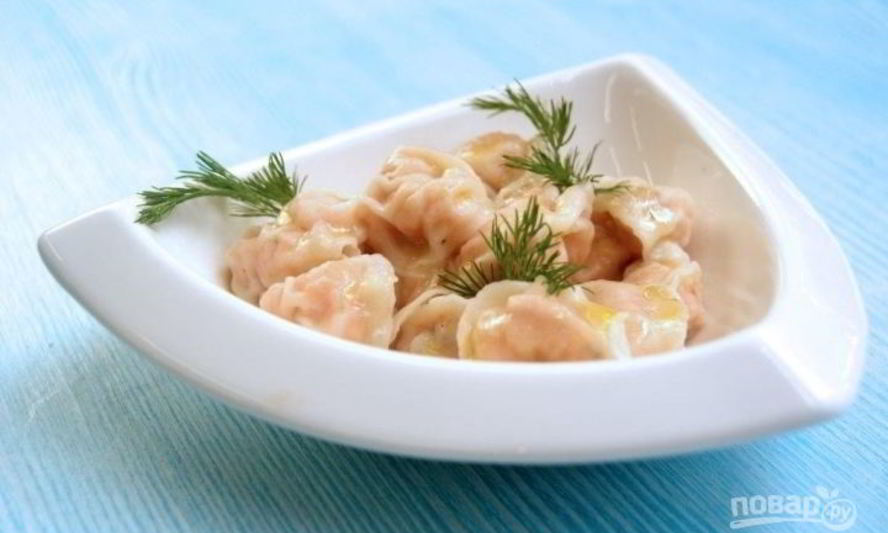 Рецепт пельменей с рыбныма фаршема