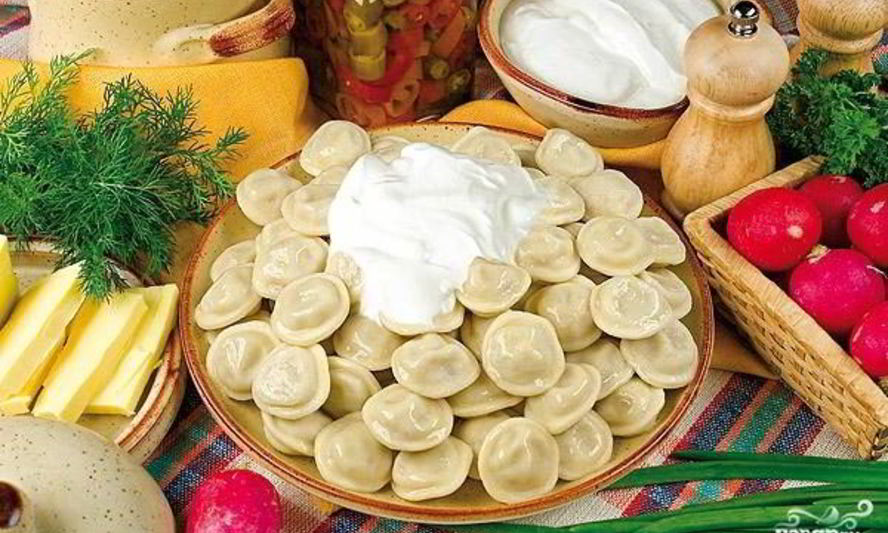 Рецепт пельменей с творогом и зеленым луком