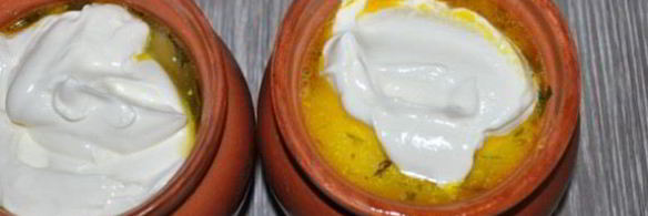 пельмени в горшочках