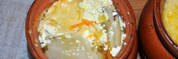 пельмени в горшочках