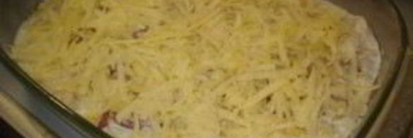 пельмени, запеченные с сыром