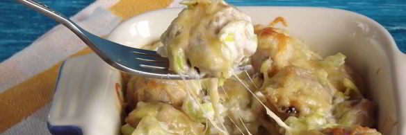 пельмени, запеченные со сметаной и сыром