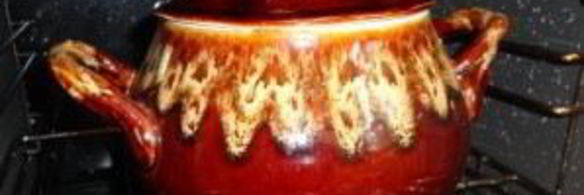 пельмени, запеченные в горшочке