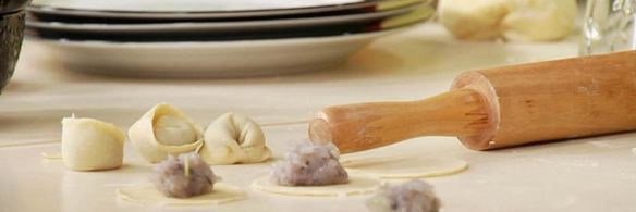 пельмешки с креветками