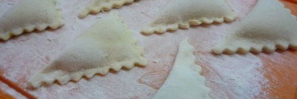 постные пельмени с кабачками